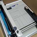HFS(R) Heavy Duty Guillotine Paper Cutter 400 Sheet Capacity | Solid Steel Construction (A4-12'' Paper Cutter)
