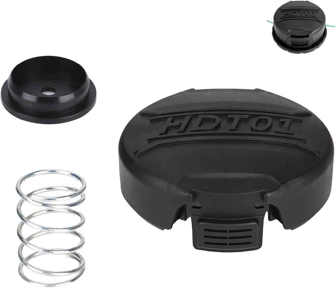 DWO1DT995 Replacement Trimmer Head Cap+Spring+Base Compatible with Dewalt DCST920 DCST922 DCST970 DCST990 DCST925 Cordless String Trimmer (1+1+1)