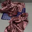 MR&HM Satin Pillowcase for Hair and Skin, Silk Satin Pillowcase 2 Pack, King Size Pillow Cases Set of 2, Silky Pillow Cover with Envelope Closure (20x36, Rose Taupe)
