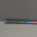 Easton | Ghost OG Rainbow Sherbert Fastpitch Softball Bat | Approved for All Fields | -11 Drop | 33 Inch, Blue / Pink / Orange