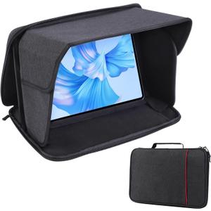 iPad Sun Shade Tablet Sleeve Case for 12-12.5 inch, iPad Sun Glare Shield Tablet Shield Cover Protective Sunshade Travel Tablets Bag, 12-12.5''