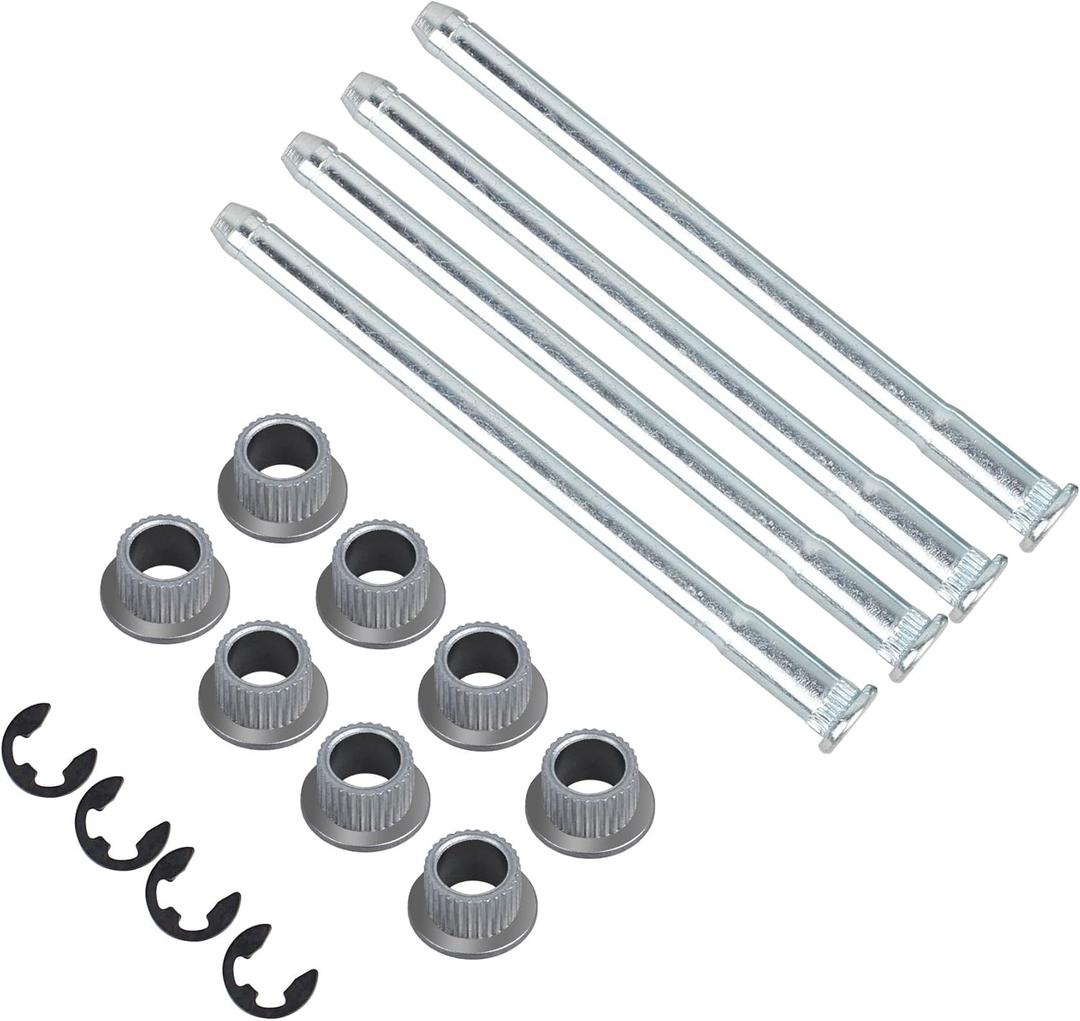 NDRUSH Door Hinge Pins Bushings Repair Kit Replacement Compatible with Chevy 1988-2002 GMC Fullsize Truck SUV