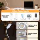 Clip on Light,9 Brightness+5 Color Clip on Lamp with 4000mAh Battery,450 Lumen Rechargeable Desk Lamp with Clamp,48 LED Reading Light for Bed,Cordless Reading Lamps for Bed/Headboard/Craft