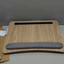 HUANUO Laptop Lap Desk - Portable Lap Desk with Pillow Cushion, Fits up to 17 inch Laptop, with Anti-Slip Strip & Storage Function for Home Office Students Use as Computer Laptop Stand, Book Tablet