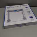 Etekcity Digital Body Weight Bathroom Scale, Large Blue LCD Backlight Display, High Precision Measurements,6mm Tempered Glass, 400 Pounds (Blinding Silver)