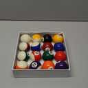 Billiard Balls Set 2-1/4" Regulation Size Pool Table Balls for Replacement (16 Resin Balls)