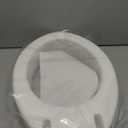 Carex Toilet Seat Riser, Elongated Raised Toilet Seat Adds 3.5 inches to Toilet Height, for Assistance Bending or Sitting, 300 Pound Weight Capacity Toilet Riser