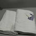 Classic Turkish Towels CTT - Premium 2 Piece Jumbo Bath Sheets, 100% Turkish Cotton, Absorbent & Ultra Comfy Bath Towel Sheets for Hotels & Spa | 40" x 65" (White)