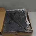 WALI Laptop Tray Desk Mount for 17inch Notebook, Fully Adjustable Laptop Arm up to 22lbs, Monitor Mount with Vented Cooling Platform Stand (M00LP), Black