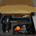 TOLOCO Massage Gun, Deep Tissue Back Massage for Athletes for Pain Relief, Percussion Massager with 10 Massages Heads & Silent Brushless Motor, Valentines Day Gifts for Him Her, Black