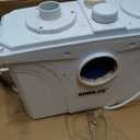 900W Macerator Pump, Macerating Toilet System with 2 Outlets/5 Inlets, Sewage Pump for Basement, Sink, Toilet, Laundry, Kitchen