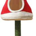 Cat Bed Cave House Portable Cats Hut Scratch Resistant Removable Christmas Hat Decorative Tent Indoor Outdoor- 40cmx80cm