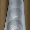 Industrial Pendant Lighting, Modern Clear Glass Shade Farmhouse Adjustable Hanging Light Fixtures for Kitchen Island Living Room Bedroom Hallway, 3-Pack (Black)