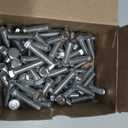 Hard to Find Fastener Tap Hex Bolts, Durable Corrosion-Resistant Steel Hex Head Bolt for Home Improvement, DIY, Construction, 3/8-16 x 1-1/2, Pack of 100
