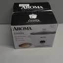 AROMA Rice Cooker, 3-Cup (Uncooked) / 6-Cup (Cooked), Small Rice Cooker, Oatmeal Cooker, Soup Maker, Auto Keep Warm, 1.5 Qt, White, ARC-393NG