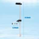 Portable Fish Finder Mount, transducer Pole Mount for Boat with 360° Adjustable Rotatable for Boats, Canoes, and Kayaks, 
Item Weight	1.36 kg