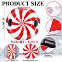 Vertintong Large 35" Inflatable Snow Tube for Adults, Christmas Snow Sled with Handles and Heavy Duty Bottom, Fun Winter Outdoor Gifts for Sledding Tubing Sports