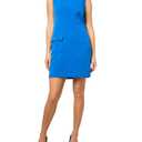 BCBG Women's Sleeveless A-Line Mini Dress with Pocket Detail, Delmar, 14