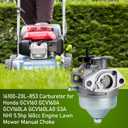 16100-Z0L-853 Carburetor for Honda GCV160 GCV160A GCV160LA GCV160LA0 S3A NH1 5.5hp 160cc Engine Lawn Mower Manual Choke Carb