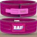 RAD Weight Lifting Belts Powerlifting and Weightlifting Belt with Lever Buckle, 10mm (Pink, XL)