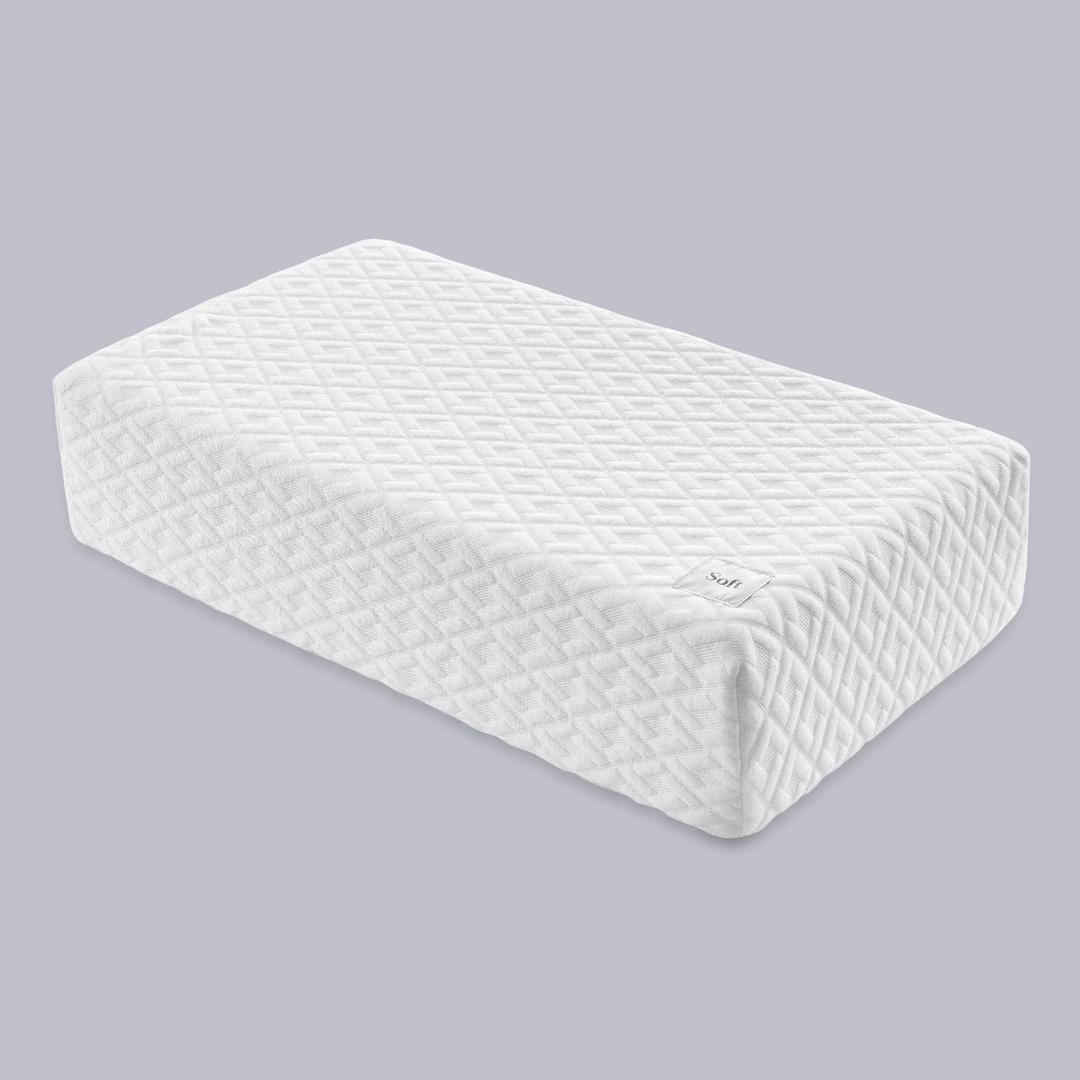 HARBOREST Cube Pillow - Side Sleeper Pillow for Neck and Shoulder Pain, Memory Foam Pillow Cube Pro with Adjustable Firmness, 24"x12"x5"