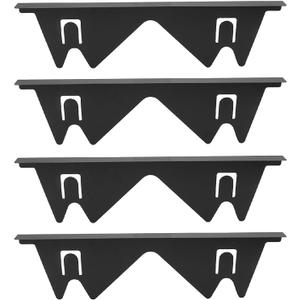 4Pcs Stainless Steel Stove Counter Gap Cover, Adjustable Stove Gap Filler Cover, 13.8 to 27.6in Extendable Kitchen Stove Gap Guard with Smooth Edges for Oven Countertop