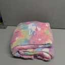 QSTEHEML Unicorn Glow in The Dark Blanket,Unicorn Gifts Toys for Kids Girl Age 3-12 Years Old,Birthday Gifts for Toddler, Teen,Christmas Birthday Bedroom Decor 50"60"