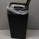 Small Can, Plastic Wastebasket with Popup Lid, Compact and Practical, Slim Bin Small Garbage Can with Press Lid, Easy to Use( 3 Pack)