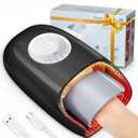 SKRFORM Hand Massager with Heat and Compression, Hand Massage for Arthritis and Carpal Tunnel Relief, 6 Modes Pressure Point Therapy, Blowing Wrist Massager, Finger & Palm Kneading, Gifts for Mom Dad