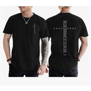 Christian Shirts for Men Vintage Religious Cross Bible Verse T-Shirt Jesus Faith Tshirt Inspirational Graphic Tees Size XL