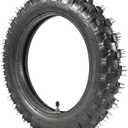 Trkimal 2.5-10" Off-Road Tire and Inner Tube Set - Most 49cc, 50cc, and 70cc Dirt Bike Tire with 10-Inch Rim Replacement Compatible with CRF50/XR50, DRZ70/JR50, and PW50 (2.5-10")