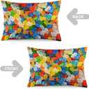 Gummy Bear Funny Food Throw Pillow Covers Decorative Pillow Case Fun Decor Square Couch Cushion Cover for Home Decor Sofa Living Room Bed Car Sofa 20x30 Inch