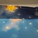YongFoto Moon Stars Cloud Bear Backdrop 8x6ft Twinkle Little Star Blue Sky Balloon Photography Background Kid Birthday Adventure Baby Shower Cradle Ceremony Party Banner Baby Portrait Photoshoot