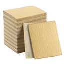 S SATC 1/4 Sheet Sandpaper 100PCS 40 Grit Aluminum Oxide Hook and Loop Sandpaper 5.5" x 4.5" for Palm Sander Wood Metal Plastic