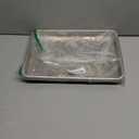 Commercial Quality Baking Sheet Pan Set, Natural Aluminum Cookie Sheet, Umite Chef Encapsulated Galvanized Steel Rim Warp Resistant Baker's Quarter Sheet Pan, Cookie Tray Pans for Baking, Roasting (13x9.5in)