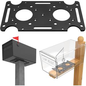 Mailbox Mounting Bracket, Plate for Post Mount Mailboxes, Compatible with Mail Boss, Architectural MAILBOXES, Gibraltar, hykolity, ShoppingOnBed, adoorn