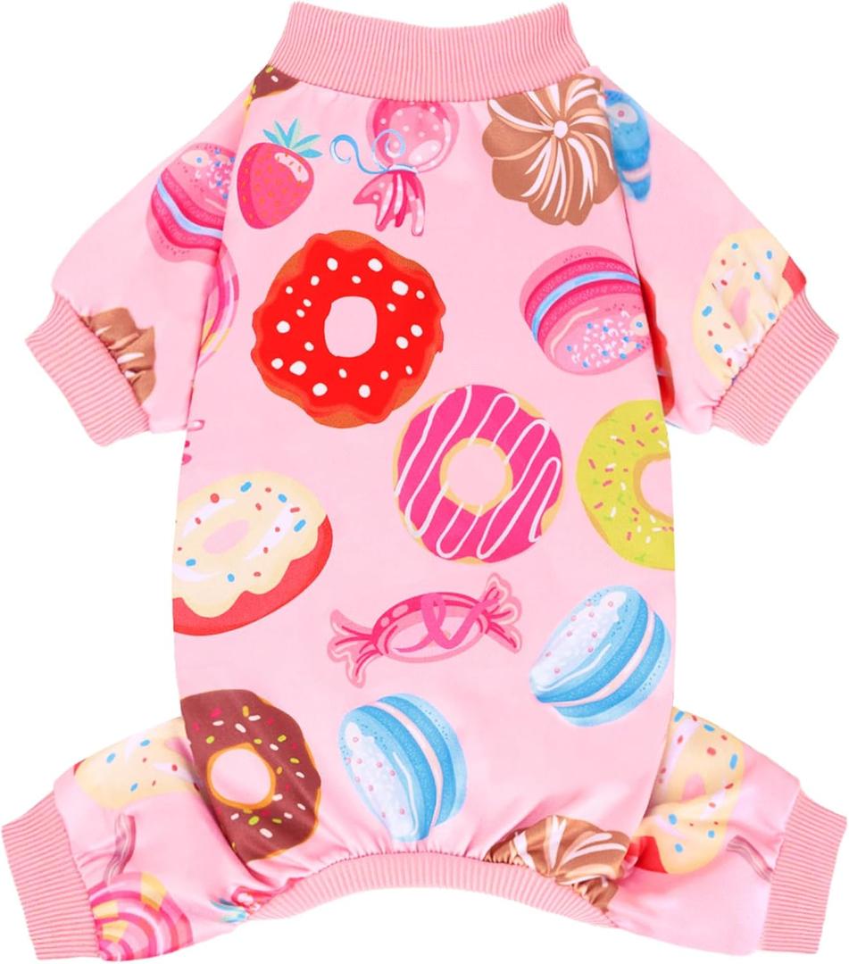 XPUDAC Dog Pajamas Soft Stretchy Dog Clothes for Large Dogs Pet Jumpsuit Cat Apparel-3XL