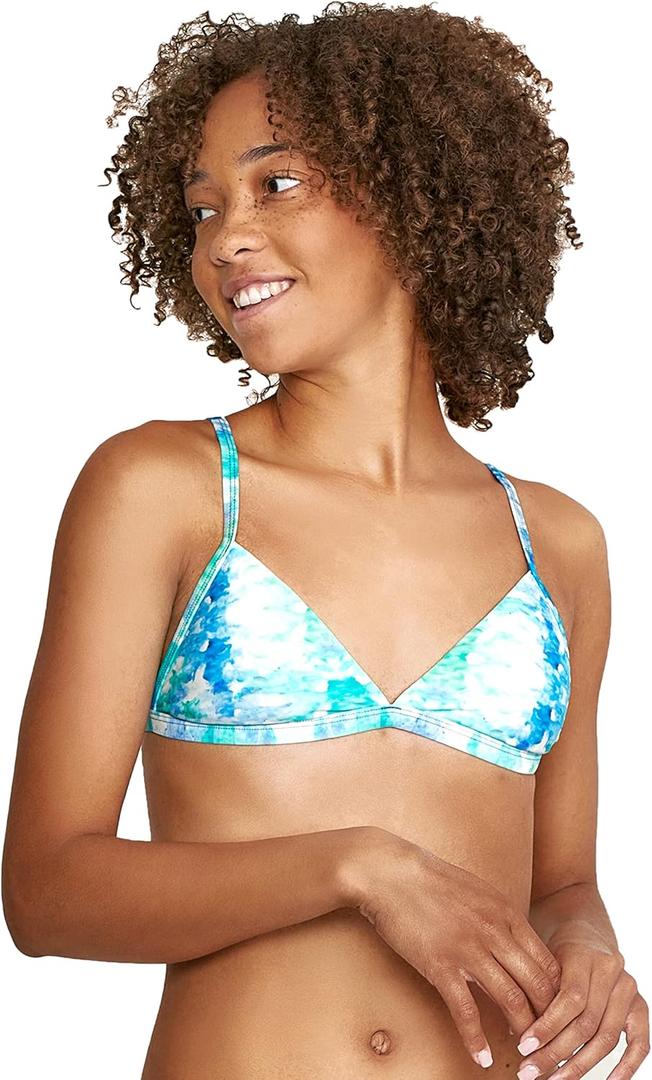 Speedo Womens Swimsuit Triangle Bikini Top (L)