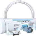 PureWater Filters Inline Water Filter Kit for Refrigerators with Ice Makers - Push To Connect Fittings - Easy Installation