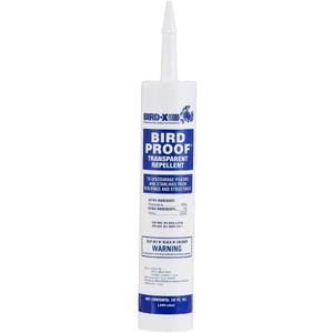 Bird-X Bird Proof Gel, Sticky and Transparent Clear Gel, Long-Lasting and Easy to Use, Covers 10 Linear feet, 10 fl. oz., Pack of 1