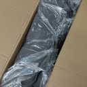 HollyHOME Lazy Chair with Foldable Ottoman, Accent Comfy Lounge Armchair and Folding Footrest Stool, Leisure Sofa Reading Chair and Footstool for Living Room, Bedroom, Dorm,Dark Grey