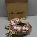 Elegant Fall Wreath - Natural Pinecones, Foam & Cloth, Indoor/Outdoor, Holiday & Seasonal Decor, Christmas Wreath, Stunning Floral Design - 34cm