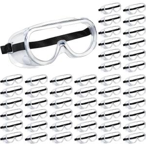 Safety Goggles Anti Fog Lab Goggles Clear Protective Eye Goggles Adjustable Safety Goggles for Chemistry Lab Mowing