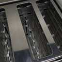 4 Slice Toaster Wide Slot Dual Digital TouchScreen & Independent Control Panel | Single-Slice Modes/Reheat/Defrost | 1800W Stainless Steel Toaster for Bagels & Artisan Bread