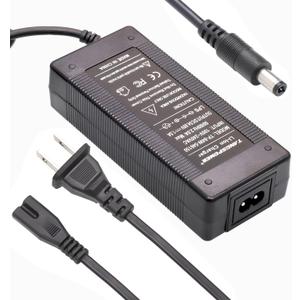 48v Battery Charger 54.6V 48Volt Power Supply Adapter Charger for 48 Volt DC 5.5 Round 13S Lithium Replacement Charge