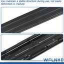 WFLNHB Tailgate Flexible Step Trim Molding Cap 3 Pieces Kit 9L3Z-9940602-BA 9L3Z-9941018-AA 9L3Z-9941019-AA Replacement for 2009-2014 F150