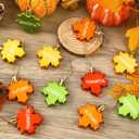 2 x JULMELON 24 Pcs Fall Tree Ornaments Maple Leaf Thanksgiving Decorations