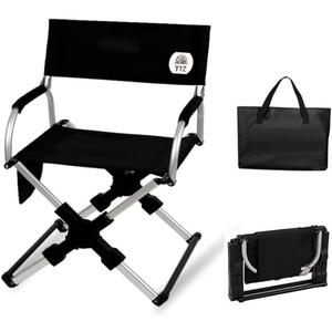[2024 Portable Camping Chair with Carry Bag, Compact, Lightweight Collapsible Arm Chair for Outdoor Camping, Sports, Tailgates, Beach, and Fishing; Supports up to 250lbs, One Size