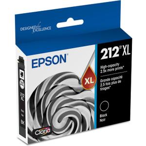 EPSON 212 Claria Ink High Capacity Black Cartridge (T212XL120-S) Works with WorkForce WF-2830, 2850 and Expression XP-4100, 4105