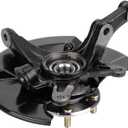 Front Steering Knuckle & Wheel Bearing Hub Assembly Compatible with Honda Civic 2006-2011,(Without Si Model), Left Driver Side Replaces # 698-45169845144300SNA952, 44300TR0951
